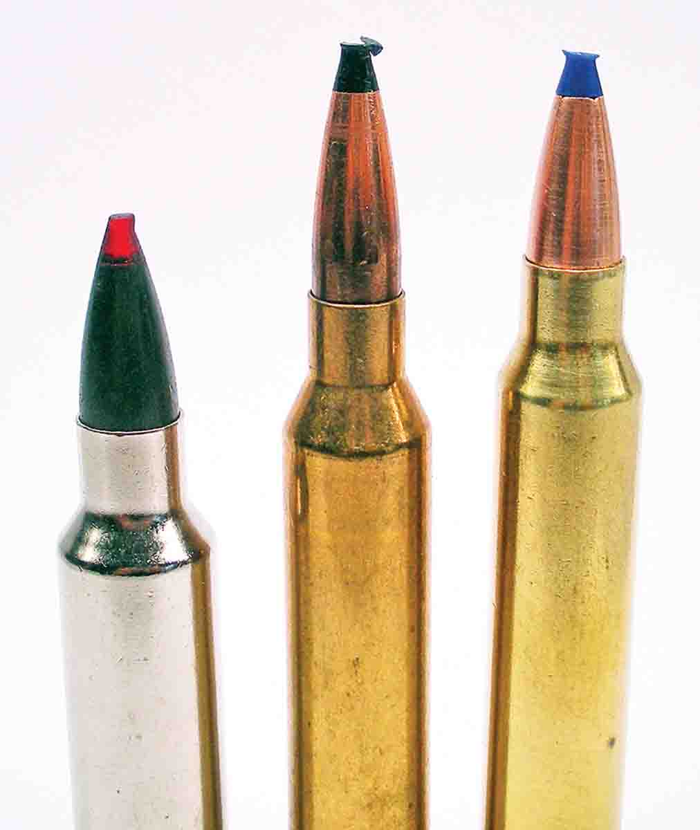 Recoil can cause plastic tips to be deformed while riding out the force of recoil in the magazine box.
